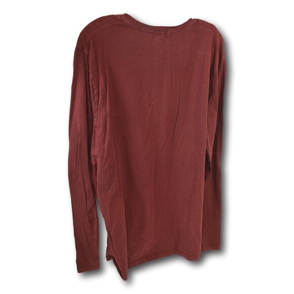 James Perse Long Sleeve V-Neck T-Shirt Size: 4 - Picture 2 of 2